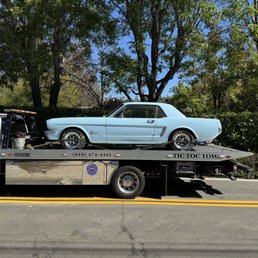Car heading out to Manny's