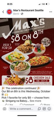 Max's Restaurant Seattle, Cuisine of the Philippines by null