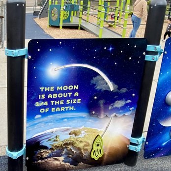 Gellert Park - Did you know the moon is 1/4 of the size of earth? - Parks Near Me - Daly City, California Gellert Park - Did you know the moon is 1/4 of the size of earth? - Parks Near Me - Daly City, California