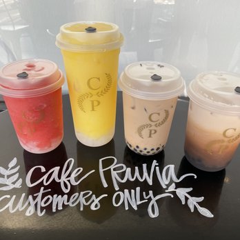 Cafe Pruvia - Strawberry Refresher, Mango Refresher, Spanish Latte, Brown Sugar Milk Tea - Bubble Tea Near Me - Gardena, California Cafe Pruvia - Strawberry Refresher, Mango Refresher, Spanish Latte, Brown Sugar Milk Tea - Bubble Tea Near Me - Gardena, California