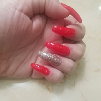 Euphoria Nails & Spa - Love my red nails - Nail Salons Near Me - Monrovia, California