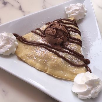 Ce La Vi - Tiny crepe with a very small scoop of ice cream - Desserts Near Me - Red Bank, New Jersey Ce La Vi - Tiny crepe with a very small scoop of ice cream - Desserts Near Me - Red Bank, New Jersey