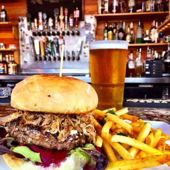 Public House Temecula - Duck Kobe Burger and fries. - New American Near Me - Temecula, California