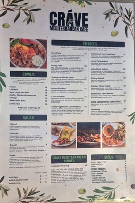 Menu photo 1 Crave Kansas City, MO