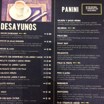 Urban Corner - Menu one - Delis Near Me - Internacional Benito Juárez, DIF