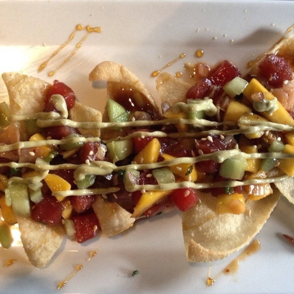 22 Bistro - Ahi tuna poke w mango & other delicious things that I don't remember - New American Near Me - Olympic Valley, California 22 Bistro - Ahi tuna poke w mango & other delicious things that I don't remember - New American Near Me - Olympic Valley, California