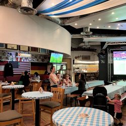Fritz and Franz Bierhaus - Big screen to watch games