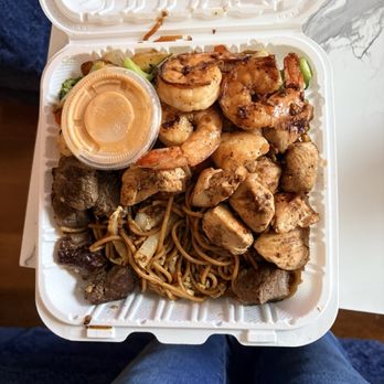 Sizzling Hibachi - Hibachi Combo with noodles - Japanese Near Me - Denver, Colorado
