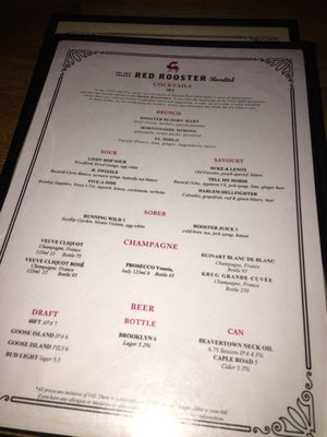 Menu photo 4 Red Rooster Shoreditch London, XGL