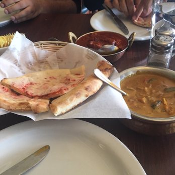 Himalayan Flavors - Badami paratha and veggie curry with goat cheese - Indian Near Me - Berkeley, California