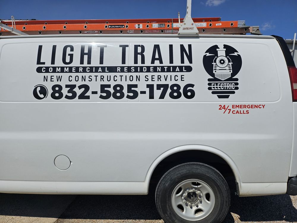 Slide of Light Train Electric