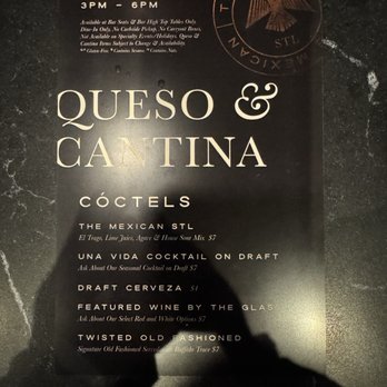 The Mexican STL - Bar cocktail menu - Mexican Near Me - Sappington, Missouri