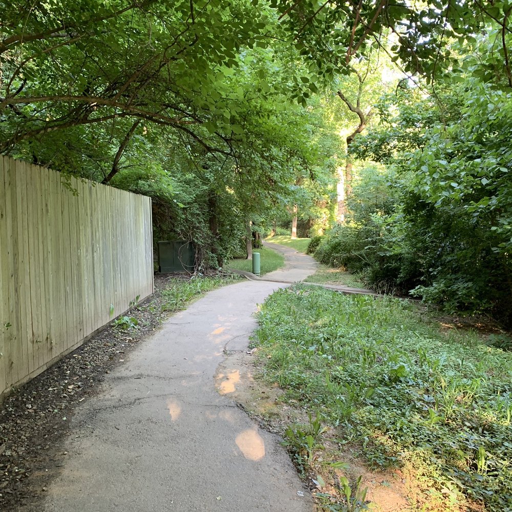 Sparger Park - The Tara trail runs behind the houses and along the creek. Mostly shaded and lots of vegetation - Parks Near Me - Colleyville, Texas Sparger Park - The Tara trail runs behind the houses and along the creek. Mostly shaded and lots of vegetation - Parks Near Me - Colleyville, Texas