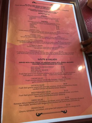 Menu photo 1 Saffron Indian Restaurant Clermont, FL