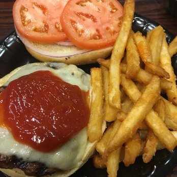 Cabela's - Swiss cheese burger with fries. It was actually good - Outdoor Gear Near Me - East Hartford, Connecticut Cabela's - Swiss cheese burger with fries. It was actually good - Outdoor Gear Near Me - East Hartford, Connecticut