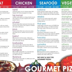 P'eatzza at Joes - Menu back
