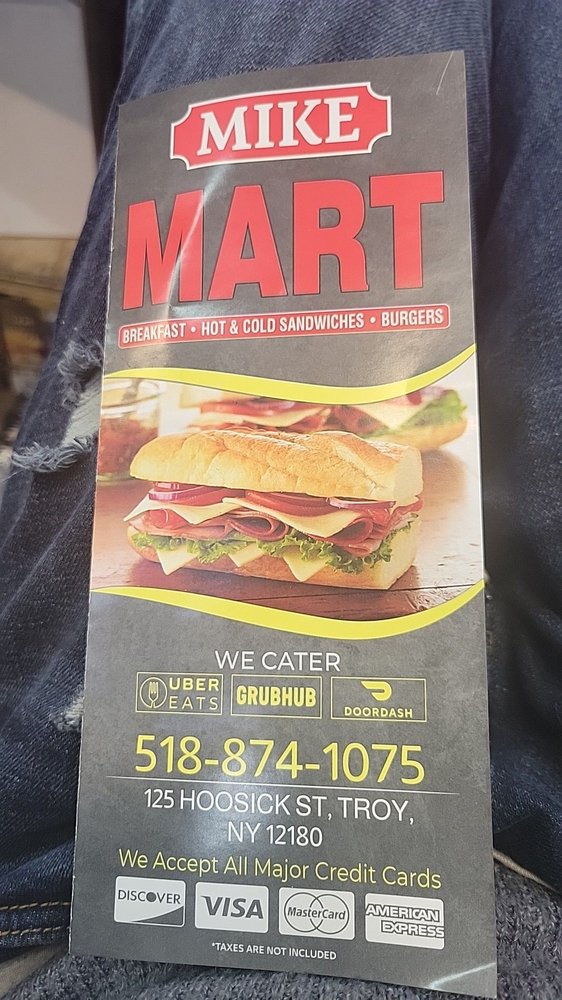 MIKEY MART 125 Hoosick St, Troy, New York Delis Restaurant