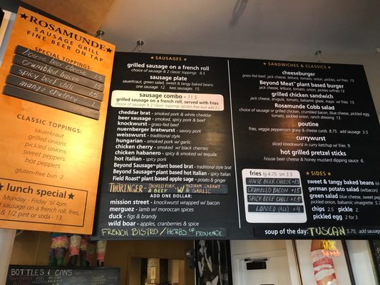 Menu photo 3 Rosamunde Sausage Grill San Francisco, CA Menu photo 3 Rosamunde Sausage Grill San Francisco, CA