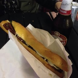 coming here for 15 years for the best sandwich on earth.  Buff mozzarella, sun dried tomatoes and pesto, grilled to perfection