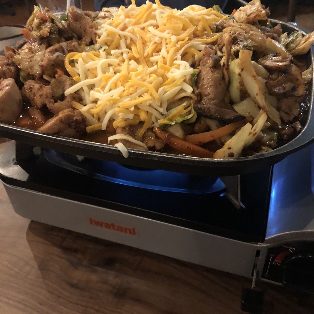 Cheese dakgalbi