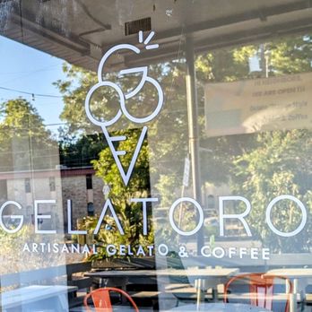 Gelatoro - Window sign - Coffee Roasteries Near Me - Austin, Texas