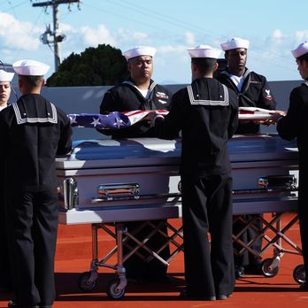 Funerals Your Way - Honor guard for service for a veteran who was killed in the attack on Pearl Harbor - Funeral Services & Cemeteries Near Me - San Diego, California Funerals Your Way - Honor guard for service for a veteran who was killed in the attack on Pearl Harbor - Funeral Services & Cemeteries Near Me - San Diego, California