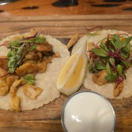 1 Shrimp & 1 Fish Tacos Del Agua 1 Shrimp & 1 Fish Tacos Del Agua