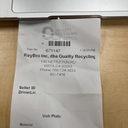 Quality Recycling