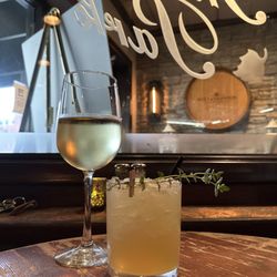 The Park Steakhouse - Wine and another fancy drink