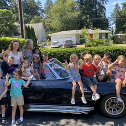 Storybook Daycare - Learning about cars while seeing it in person