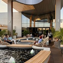 Overstory Restaurant - Bar seating area