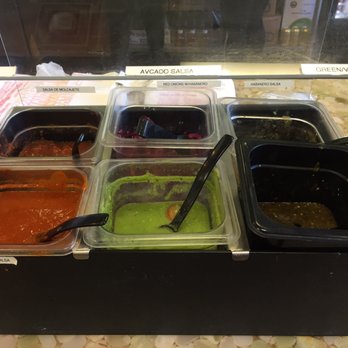 Marino's Tacos - Salsa Bar - even the mild has a kick, but it was all really good - Mexican Near Me - Irwindale, California