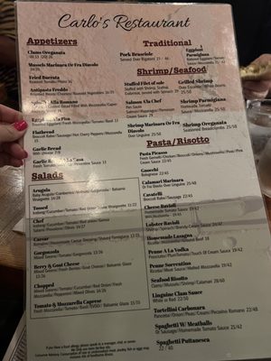 Menu photo 2 Carlo's Restaurant Yonkers, NY