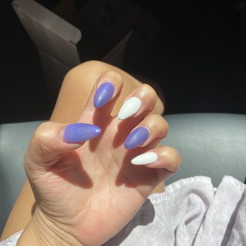 Stone Nails - Full dip matte set - Nail Salons Near Me - Sacramento, California Stone Nails - Full dip matte set - Nail Salons Near Me - Sacramento, California