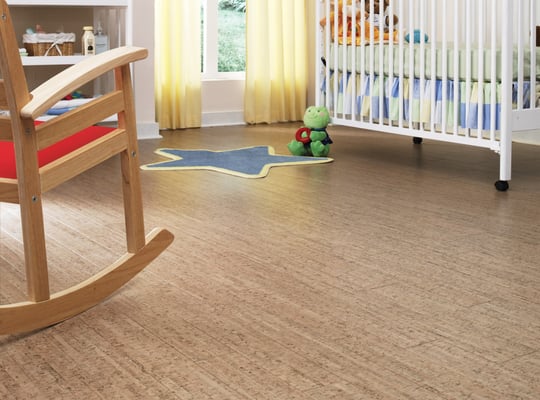 Photo of Greenhome Solutions - Seattle, WA, US. Narrow Plank Cork Flooring