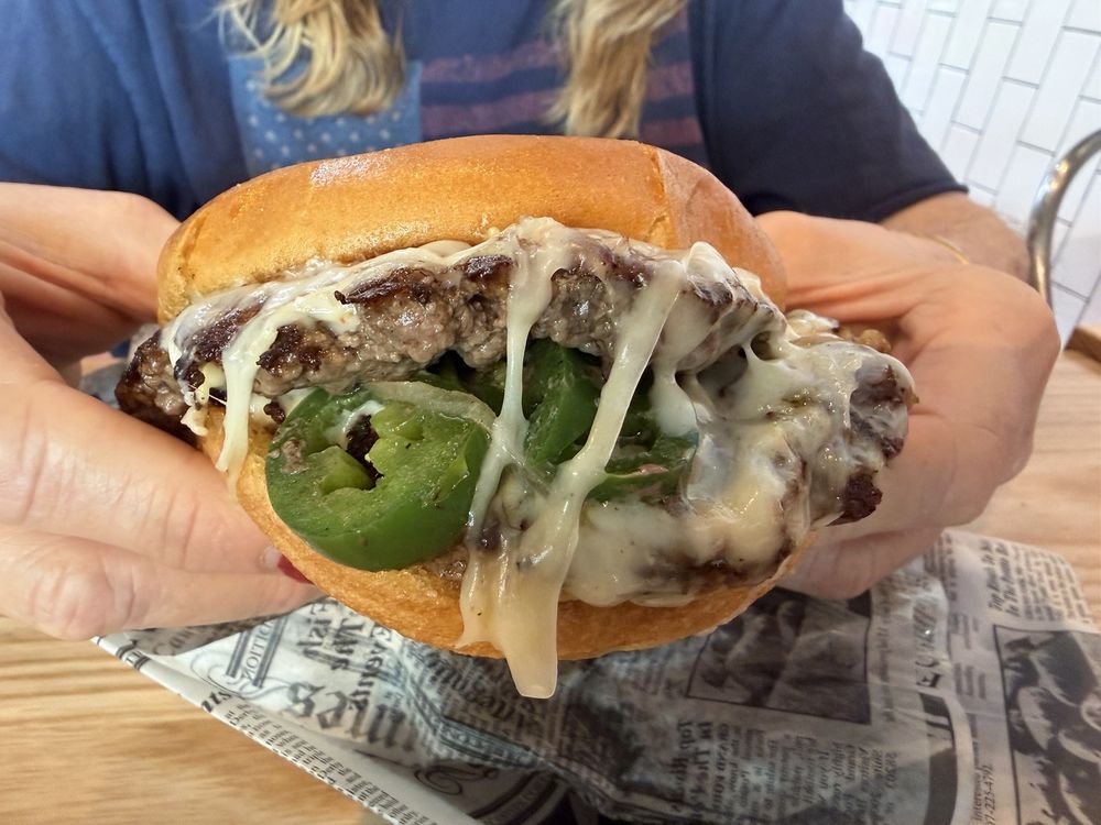 Food from Benny’s Smash Burgers