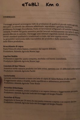 Menu photo 8 Etablì Rome, RM Menu photo 8 Etablì Rome, RM