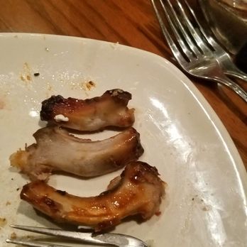 Outback Steakhouse - I ordered the 1/3 of ribs for 8.99 to my meal when they came out it was 2 riblets with a 3rd bone on the end with no meat - Steakhouses Near Me - Surprise, Arizona Outback Steakhouse - I ordered the 1/3 of ribs for 8.99 to my meal when they came out it was 2 riblets with a 3rd bone on the end with no meat - Steakhouses Near Me - Surprise, Arizona