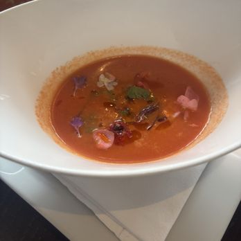 American Bounty Restaurant - Watermelon gazpacho - New American Near Me - Hyde Park, New York American Bounty Restaurant - Watermelon gazpacho - New American Near Me - Hyde Park, New York