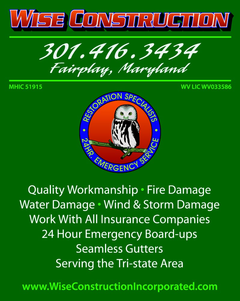 WISE CONSTRUCTION INC Updated August 2024 16634 Spielman Rd