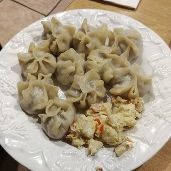 Mongol Cafe - Buuz. Yummy dumplings, similar to xiao long bao. Comes with potato salad. ~$10 - Mongolian Near Me - San Francisco, California