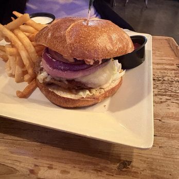 Snipe Island Crafthouse - Burger with fries - New American Near Me - Newport Beach, California Snipe Island Crafthouse - Burger with fries - New American Near Me - Newport Beach, California