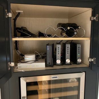 Kontrol Technologies - Wifi and amp rack - Home Theatre Installation Near Me - Glendale, California