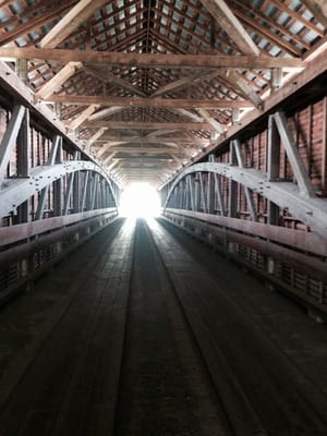 Meems Bottom Covered Bridge by null