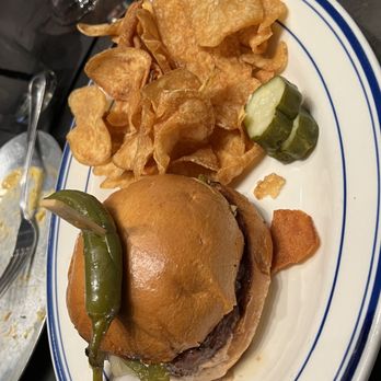 The Rustic - THE RUSTIC BURGER* was so juicy and flavorful - Bars Near Me - Houston, Texas