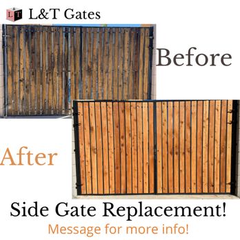 L&T Gates - Need your side gate replaced? - Fences & Gates Near Me L&T Gates - Need your side gate replaced? - Fences & Gates Near Me