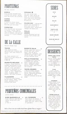 Menu photo 1 La Caverna Juneau, AK Menu photo 1 La Caverna Juneau, AK