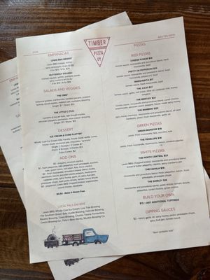 Menu photo 1 Timber Pizza Charleston, SC