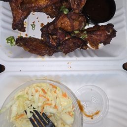 Wings and slaw Wings and slaw
