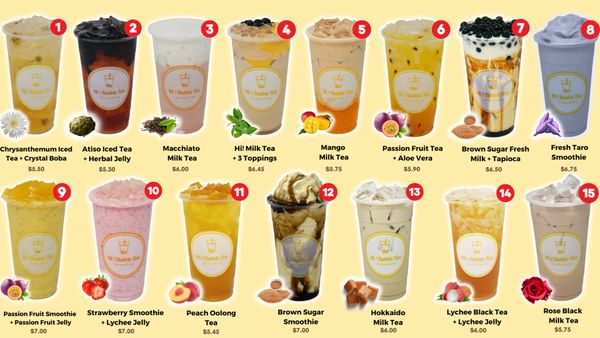 Menu photo 4 Hi Bubble Tea Puyallup, WA Menu photo 4 Hi Bubble Tea Puyallup, WA